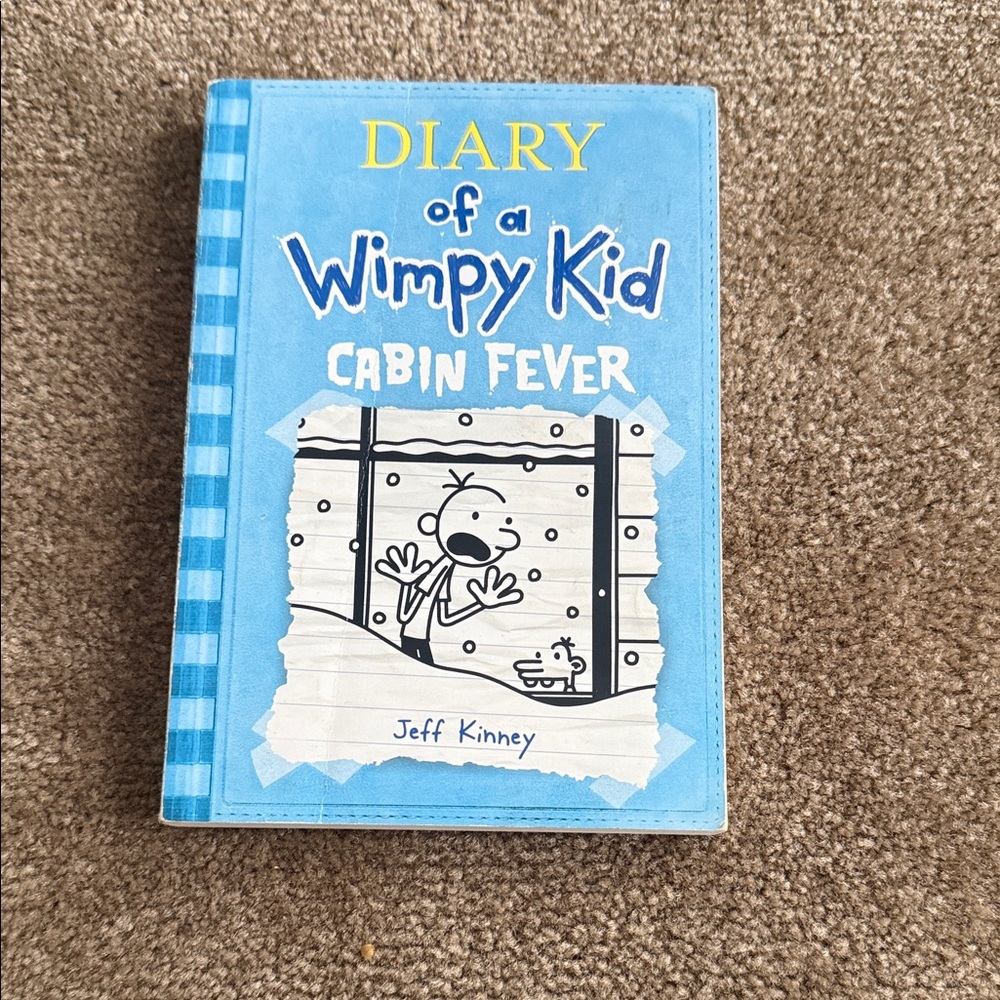 Diary of a Wimpy Kid: Cabin Fever - Blue Cover